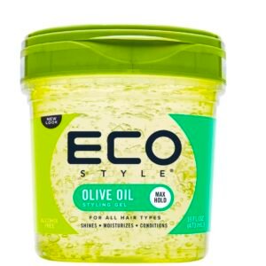 Eco Style Olive Oil Hair Gel for shine and strong hold